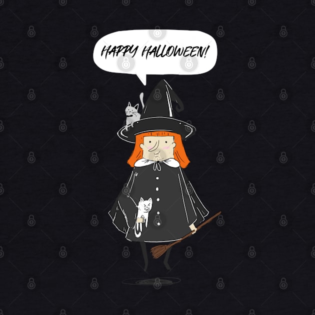 Happy Halloween from the Head Witch by Dodo&FriendsStore